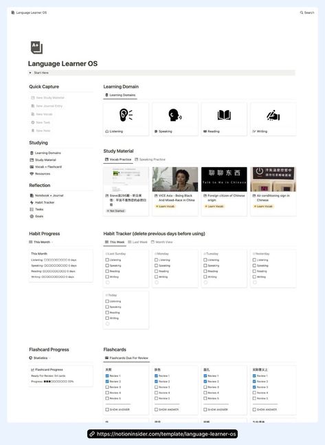 #Notion_Template_Ideas_Aesthetic_Language_Learning #Learning_Languages_Notion_Template #Notion_Task_Template #Language_Study_Notion Study Hub Notion, Notion Language Learning Template, Notion Study Template, Language Template, Writing Notion, Notion For Students, Notion Study Planner, Notion Template Ideas Aesthetic, Notion Weekly Planner