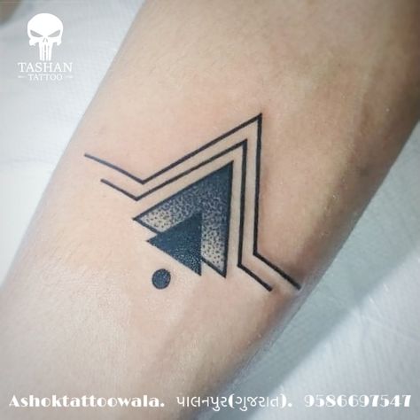 TashanTattoo
AshokTattooWala
S.5.6,Tirupati plaza
Opp. New bus stand
Near gd modi collage
Palanpur (gujrat)
9586697547
9687533310 Viking Triangle Tattoo, 3 Triangle Tattoo, Triangles Tattoo, Wilson Tattoo, Geometric Triangle Tattoo, Arm Tattoos For Guys Forearm, Anniversary Tattoo, Archangel Tattoo, Shadow Tattoo