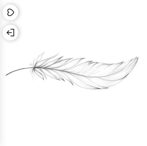 Fineline Feather Tattoo, Feather Fine Line Tattoo, Feather Memorial Tattoo, Falling Feathers Drawing, Fine Line Feather Tattoo, Simple Feather Tattoo, Feather Tattoo Behind Ear, Plumas Tattoo, Tattoo Plume