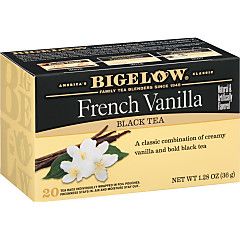 French vanilla - Bigelow Tea Decaf Tea, Bigelow Tea, Caffeine In Tea, Decaffeinated Tea, Vanilla Tea, Black Tea Blends, Black Tea Bags, Tea Varieties, Vanilla Chai