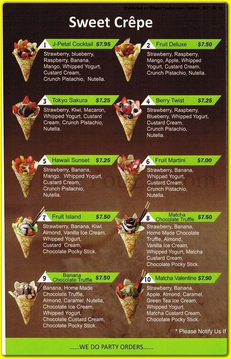 Crepes Menu Ideas, Crepe Menu Ideas, Creperie Design Ideas, Crepe Bar Ideas, Crepe Packaging, Creperia Ideas, Crepe Station, Crepe Cafe, Crepe Bar