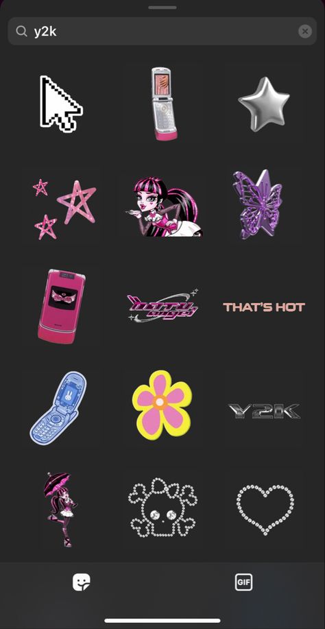 Cool Instagram Stickers, Cute Stickers On Instagram, Emo Instagram Stickers, Instagram Stickers Y2k, Insta Stickers Search Y2k, Instagram Story Ideas Y2k, Codes For Instagram Stickers, Insta Codes Sticker, Insta Gif Keyword