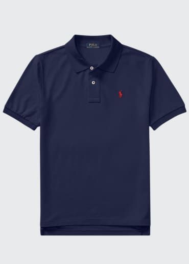 K0YV0 Ralph Lauren Childrenswear Short-Sleeve Logo Embroidery Polo Shirt, Size S-XL Polo Shirt Outfits, Kids Uniforms, Ralph Lauren Kids, Ralph Lauren Boys, Ralph Lauren Polo Shirts, Children Clothes, Logo Embroidery, Halloween Gift, Boys Shirts