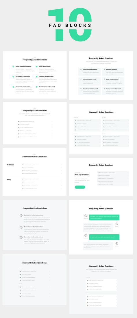 160 Brand New Page Blocks - Joomla Website Builder Gridbox Frequently Asked Questions Template, Faq Web Page Design, Faq Landing Page, Website Faq Page Design, Website Block Design, Frequently Asked Questions Web Design, Faq Design Layout Ideas, Webdesign Page Blocks, Faqs Web Design