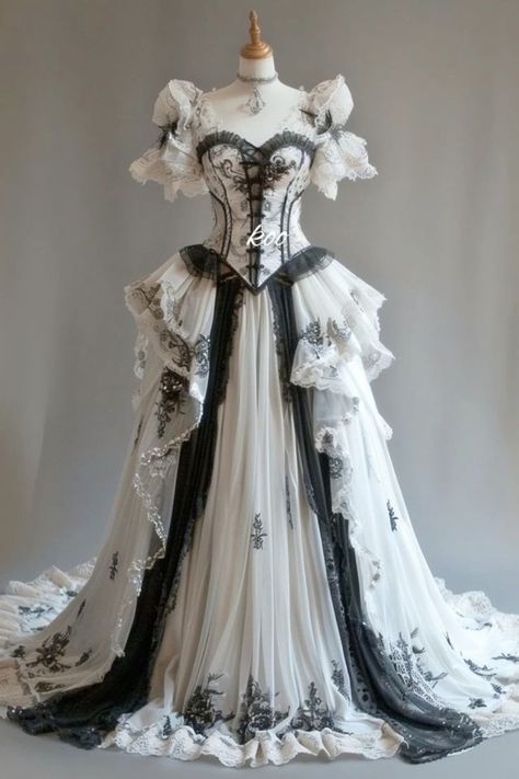 Hi Friends Some Surprise able Thing is waiting for you Goth Wedding Dresses, Vampire Dress, Black Wedding Dress, Halloween Custom, Custom Top, Old Fashion Dresses, Custom Ideas, Fantasy Gowns, Fairytale Dress