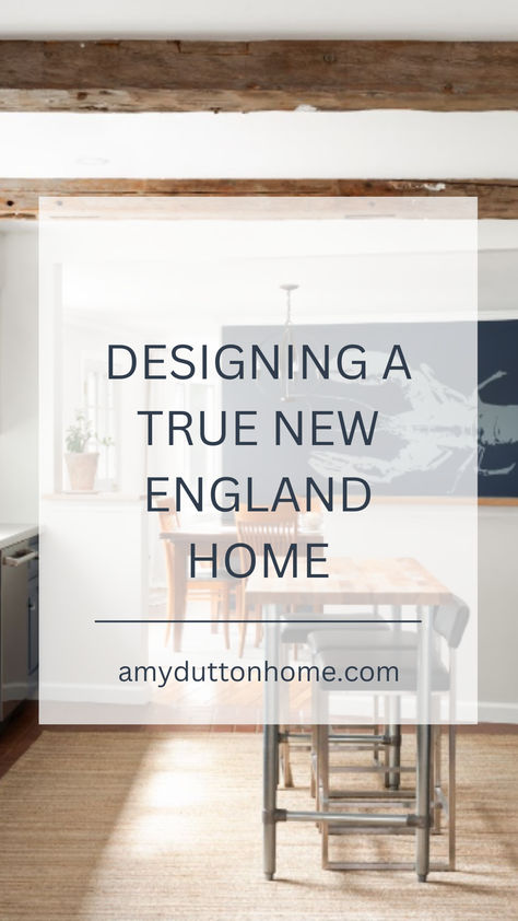 From coastal cottages to historic colonial houses, New England architecture and interior design offers tradition, elegance, and timeless beauty. We will explore the art of crafting a true New England home that embodies its unique heritage, while also reflecting the personality and lifestyle of its inhabitants. Amy Dutton Home, Interior Design, Classic Architecture, Classic Interior Design, New England Home, Blog, New England Home Design, Coastal Homes