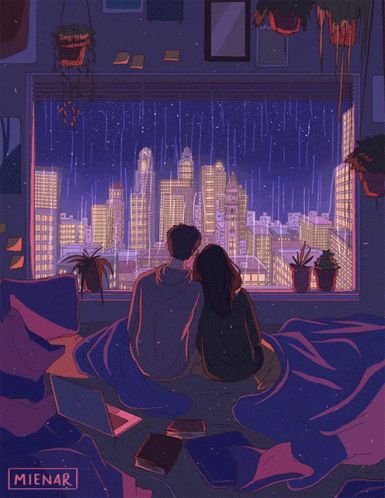 Couple Raining GIF - Couple Raining Cuddle - Discover & Share GIFs Cuddling Gif, Rain Animation, Couple In Rain, Rain Gif, Relaxing Gif, Arte 8 Bits, Animation Artwork, Banner Gif, Japon Illustration