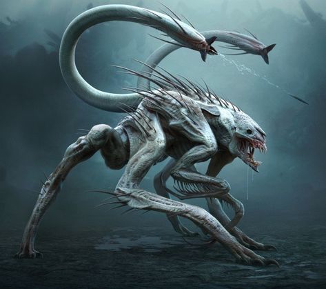 Spider Mutant Concept Art, Alien Monsters Concept Art, Mythical Creatures Art Monsters, Dnd Alien Monster, Beast Art Monsters, Aliens Fantasy Art, Alien Like Creatures, D&d Creatures Monsters, Fantasy Dark Creature