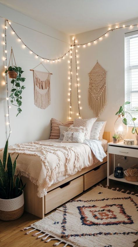 Transform your space with these dorm room ideas and layouts! Find inspo for cozy, functional college dorm setups that fit your style. Perfect for maximizing space and comfort! Dorm Room Ideas Living Room, Brown Aesthetic Dorm Room, Apartment Decorating College Bedroom Student Room Ideas, Mediterranean Dorm Room Ideas, Very Small Dorm Room Ideas, Freshman College Dorm Room Ideas, Neutral Dorm Decor, Tan Dorm Room Ideas, Private Dorm Room Ideas