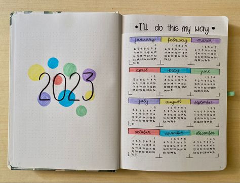 Bujo Year Cover Page 2023, 2023 Bujo Ideas, 2023bullet Journal, Bujo Year Cover 2023, 2023 Journal Cover Page, New Year Journal Ideas 2023, 2023 Journal Page, Planner 2023 Cover, 2023 Journal Ideas Cover