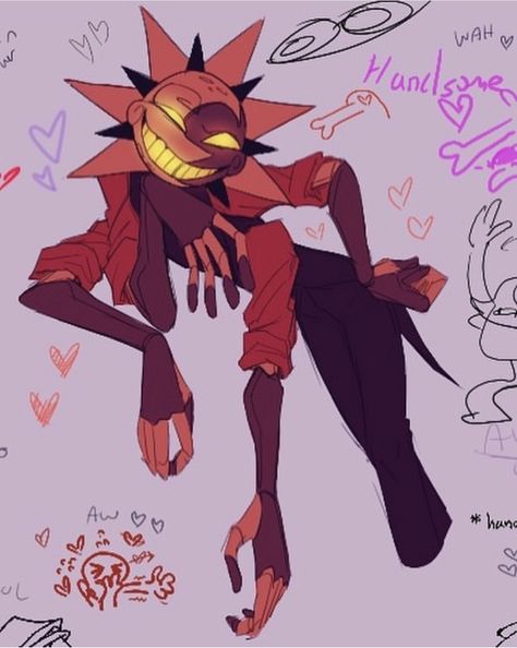 Slaughtered.in.art on Instagram Eclipse Fnaf, Eclipses Art, Daycare Attendant, Demon Baby, Sun And Moon Drawings, Animatronic Fnaf, Moon Eclipse, Fnaf Comics, Moon Drawing