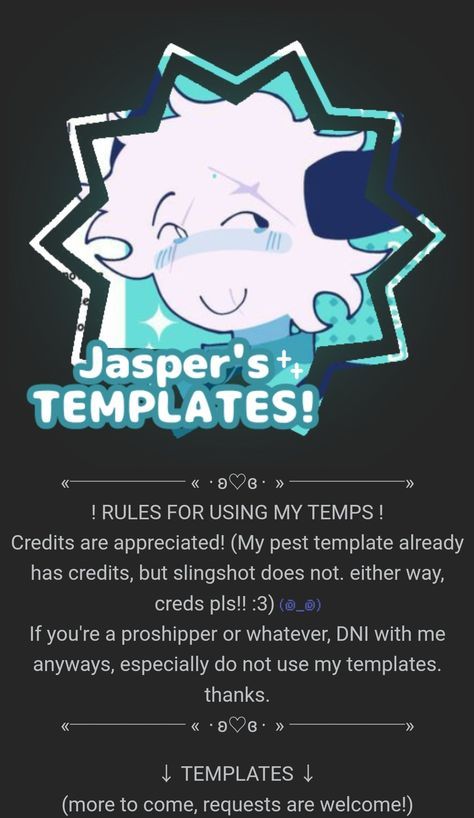 Already posted on my old acc, but this account will be mainly rentry things. To request a rentry, msg me on here or dm me on discord!! (discord: .jazzper_) Discord About Me Template, Aesthetic Discord About Me, Rentry Inspo Template, Rentry Templates Free, Cute Discord Server Icons, Discord Icon Aesthetic, Discord Bio Template, Aesthetic Discord Profile, Discord About Me Ideas