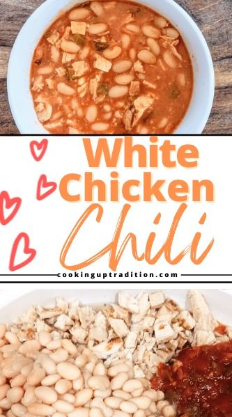 White Chicken Chili White Bean Chicken Chili Crockpot, White Chili Chicken Recipes, White Chicken Chilli, Spicy Soup Recipes, Chicken Chili Crockpot, White Bean Chicken Chili, Crockpot White Chicken Chili, White Bean Chili, Chicken Crockpot Recipes Easy