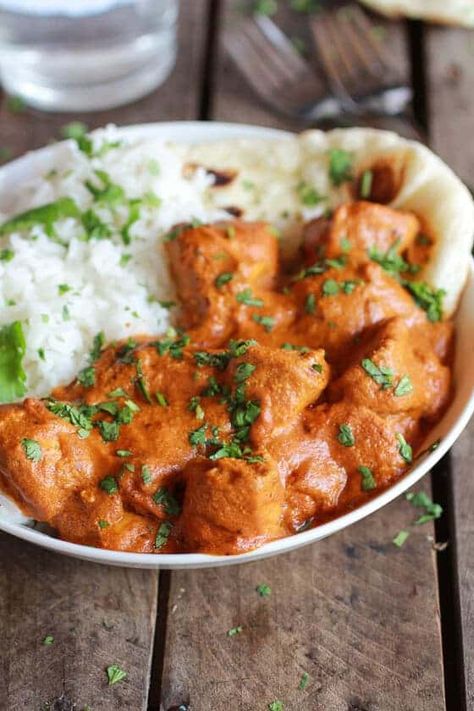 Butter Chicken Recipe Crockpot, Crockpot Butter Chicken, Ayam Mentega, Butter Chicken Recipe, Asian Chicken, Half Baked, India Food, Half Baked Harvest, Think Food