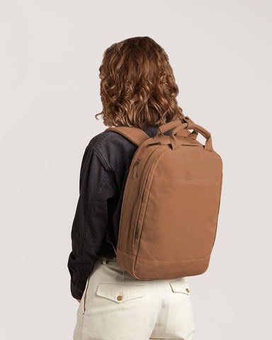 Slim Backpack | Shop Stylish Sustainable Laptop Backpacks & Totes by Day Owl Owl Backpack, Owl Bags, Sustainable Backpack, Slim Backpack, Maple Brown, Work Backpack, Essential Products, Luggage Strap, Bags Shop