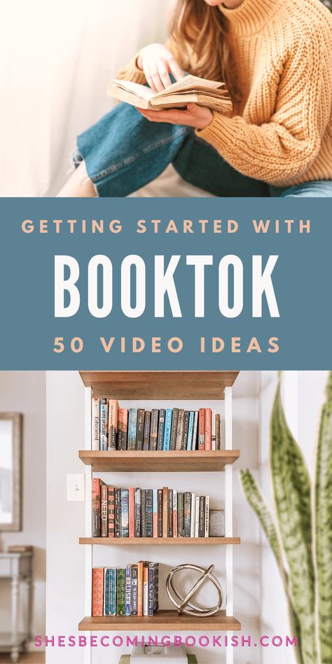 Are you a book lover who’s thinking of creating content on TikTok? Do you want to join the exploding trend of BookTok influencers? If so, you’ve come to the right place! Here, you’ll find free BookTok video ideas, content creation tips, and bookish inspiration for the perfect creative outlet that you’ve been looking for. Use the BookTok video ideas and become a BookTok influencer in no time! How To Make A Bookstagram, Book Tok Ideas, Book Youtube Ideas, Book Blogger Aesthetic, Booktok Trends, Booktok Inspiration, Book Blogger Ideas, Book Business, Booktok Post Ideas