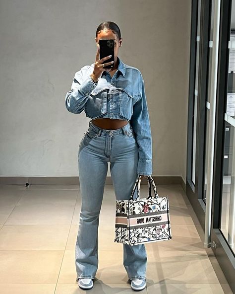 Fanny Neguesha, Look Jean, Oufits Casual, Streetwear Fashion Women, Baddie Outfits Casual, Denim Outfit, Fashion Killa, Youtube Video, Men's Pants