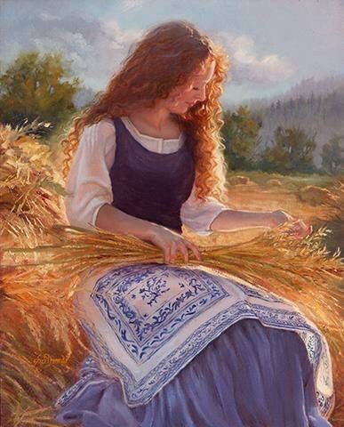 Femininity in this modern age is either ridiculed or redefined… قلعة هاول المتحركة, Fields Of Gold, Arte Fantasy, Classical Art, On The Ground, Beautiful Paintings, Beautiful Artwork, Classic Art, Aesthetic Art