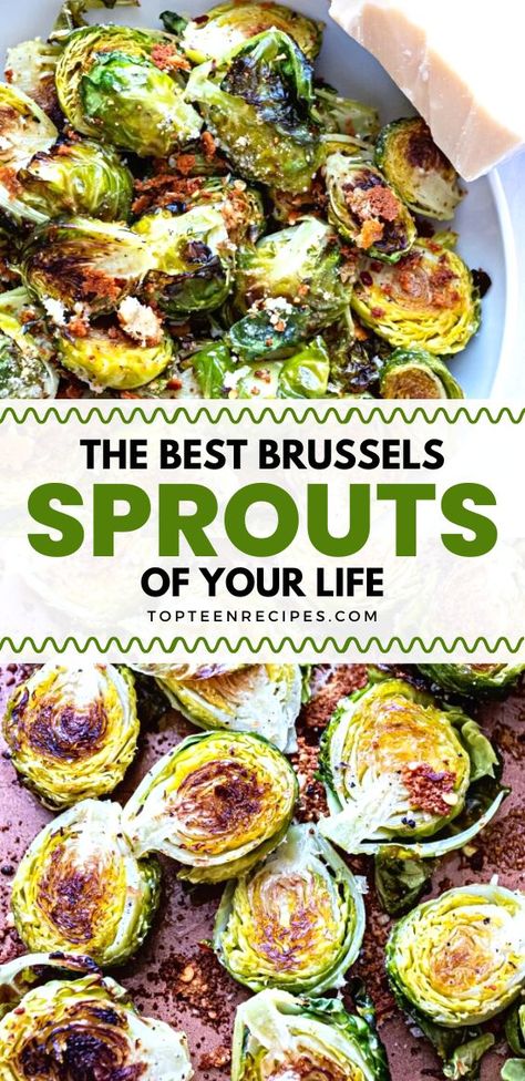 I think the people who don’t like Brussels sprouts haven’t tried roasting them. Roasting Brussels sprouts with garlic makes them taste amazing. Best Brussel Sprouts, Best Brussels Sprouts, Brussel Sprouts Recipes Easy, Sprout Recipe, Sprouts Recipes, Cooking Brussel Sprouts, Brussel Sprout Recipes Roasted, Roasted Vegetable Recipes, Roasted Brussel