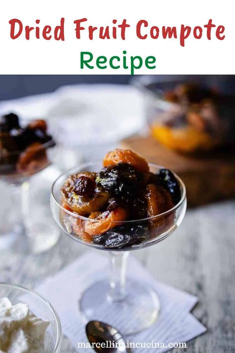 Are you looking for a simple dessert that tastes great? This Dried Fruit Compote ticks all the boxes! With a rich, fruity flavor, this compote can be served warm or cold, on its own, or paired with other desserts. #DriedFruitCompote #DriedFruitCompoteRecipe #DriedFruit Compote Recipe, Fruit Compote, Fall Fruits, Best Fruits, Dried Fruit, Healthy Desserts, Food For Thought, Easy Desserts, Fruit