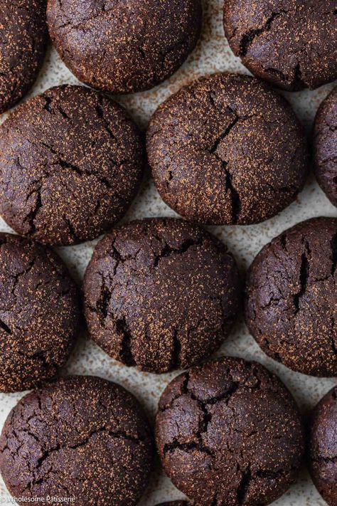 Cocoa Powder Cookies Recipe - Wholesome Patisserie Baking With Cocoa Powder, Chocolate Cookie Recipes Cocoa, Cookie Recipes With Cocoa Powder, Chocolate Cookies With Cocoa Powder, Coco Powder Easy Recipe, Easy Cocoa Powder Recipes, Cookies With Cocoa Powder, Cocoa Cookies Recipe, Cacao Cookies