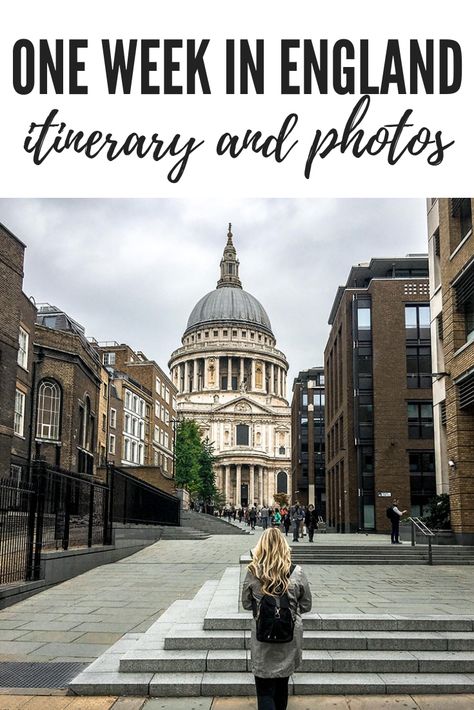 How to spend one week in England: itinerary and photos | The Restless Worker Week In England, England Itinerary, London England Travel, Visiting England, Carlo Scarpa, England And Scotland, Visit London, Going On A Trip, England Uk