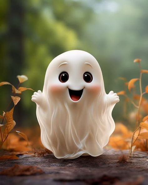 Ghost Aesthetic Cartoon, Halloween Imagem, Cute Monsters Drawings, Cartoons Dp, الفن الرقمي, Image Halloween, Monster Drawing, Art Mignon, Halloween Artwork