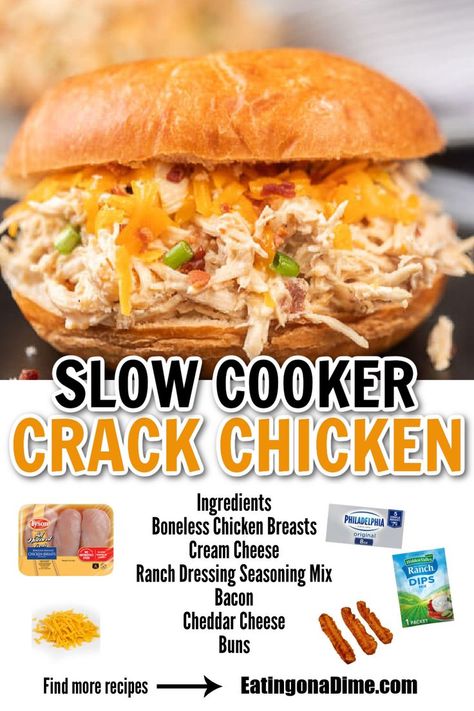 Chicken Breast Crockpot Recipes, Crockpot Chicken Breast, Easy Crockpot Dinners, Lake Food Ideas Summer, Lake Food Ideas, Food Ideas Summer, Crockpot Dishes, Lake Food, Dinner Recipes Crockpot