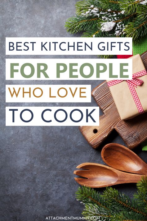 The Best Kitchen Gifts for People Who Love to Cook - and Eat! #foodies #cooks #giftguide Kitchen Christmas Gifts, Gadgets Kitchen Cooking, Clever Gift, Chef Gifts, Cooking Gadgets, Cool Gifts For Women, Gifts For Cooks, Kitchen Gift, Kitchen Gifts