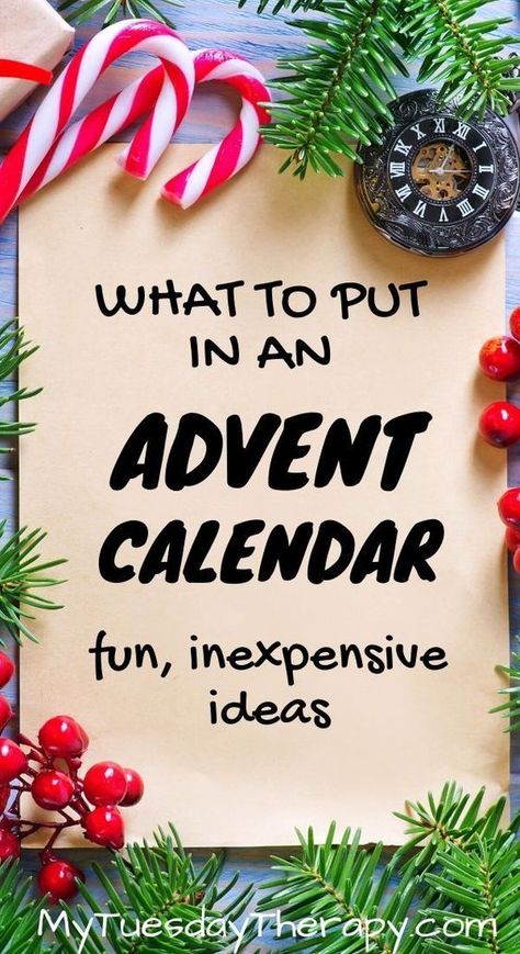 Diy Advent Calender Gift Ideas, Diy Advent Calendars Ideas, What To Put In Advent Calendar Gifts, Advent Calender Filler Ideas For Kids, Christmas Advent Filler Ideas, Small Gifts To Put In Advent Calendar, Advent Stocking Ideas, Small Gifts Advent Calendar, Ideas For Advent Calendars