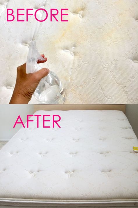 Organisation, Bedding Cleaning, How To Clean Mattress, Clean Mattress Stains, Clean Mattress, Cleaning Carpet Stains, Mattress Stains, Rainbow Bedroom, Deep Cleaning Hacks