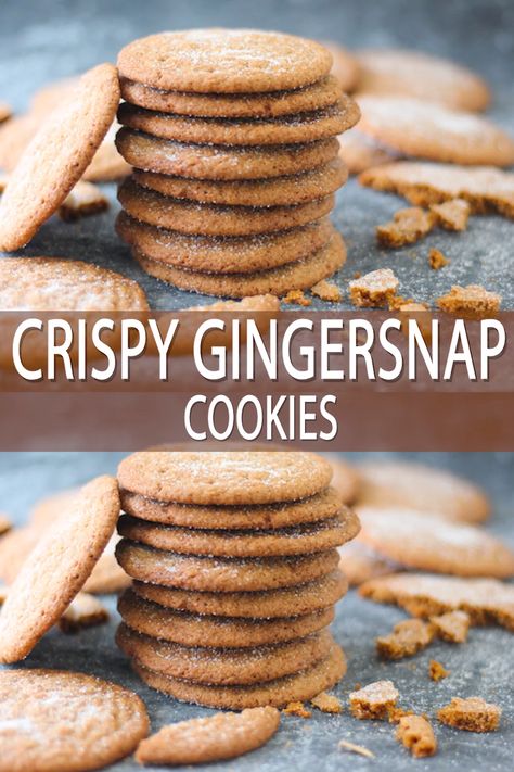 Ginger Biscuits Recipe, Ginger Snap Cookies Recipe, Ginger Snaps Recipe, Ginger Cookie Recipes, What Is Healthy Food, Gingersnap Cookies, Healthy Foods To Make, Ginger Biscuits, Ginger Snap Cookies