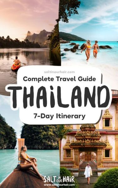 Ultimate 7-Day Thailand Itinerary (2023 Travel Guide) Krabi Town, Backpacking Routes, Khao Sok National Park, Thai Islands, Thailand Itinerary, Railay Beach, Thailand Backpacking, Thailand Photos, Thailand Travel Guide