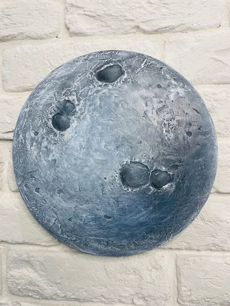 Acrilyc Painting: Full Moon will be good decor in your home Diameter: 30 cm or 11.81 ins Materials: streched round canvas, acrilyc painting Round Canvas, Interior Painting, Interior Paint, Full Moon, Moon, Canvas