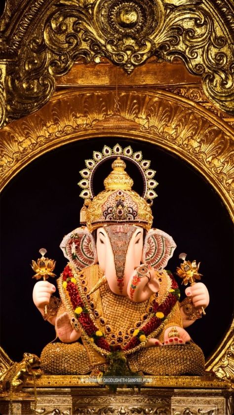 Dagdusheth Ganpati 2023 | Pune | Ganpati 2023 Ganpati 2023, Indian Emblem, Pune Ganpati, Indian Emblem Wallpaper, Dagdusheth Ganpati, Lord Vinayaka, Ganesha Artwork, Bappa Photo, Mata Ji