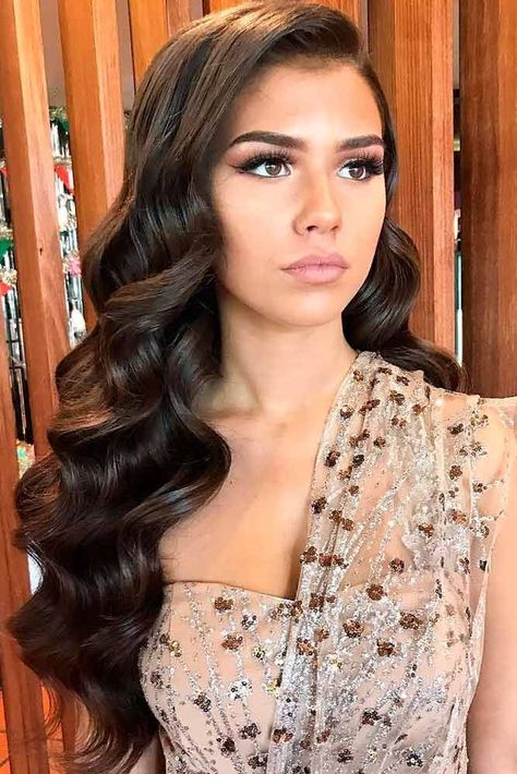 Long Retro Waves #longhairstyles #wavyhair Wedding Hair Inspiration, Shag Haircut, Long Wavy Hair, Prom Hairstyles, Wedding Hairstyles For Long Hair, Mick Jagger, Formal Hairstyles, Winter Hairstyles, Wedding Hair And Makeup