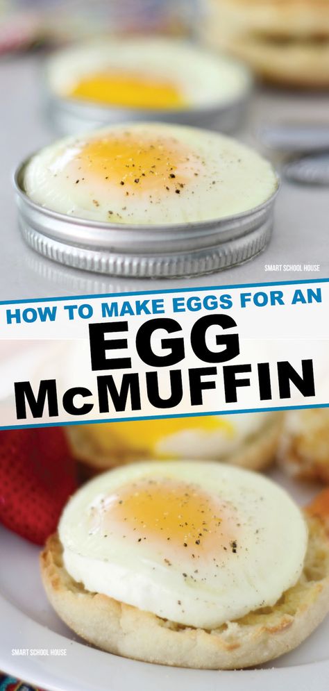 Cooking Eggs For Breakfast Sandwiches, Making Eggs For Breakfast Sandwiches, Egg For Breakfast Sandwich, Eggs In Oven For Sandwiches, Oven Eggs For Sandwiches, How To Make Eggs For Breakfast Sandwich, Different Ways To Make Eggs, Mcmuffin Sandwiches, Breakfast Mcmuffins