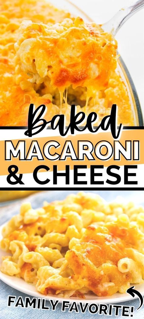 Easy Southern Baked Mac And Cheese, Best Ever Baked Mac And Cheese, Easy Max And Cheese Recipe Baked, Baked Mac And Cheese With Gruyere, How To Make Baked Macaroni And Cheese, Macaroni And Cheese Recipe With Cream Cheese, Baked Mac And Cheese Recipe Cavatappi, Thanks Giving Mac And Cheese Recipe, Double Baked Mac And Cheese