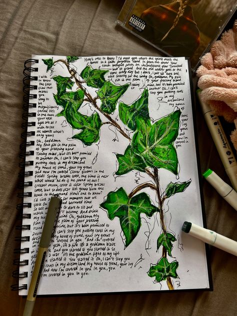 ivy 
taylor swift
art
drawing
plants
autumn 
autumn aesthetic
fall
evermore
folklore Ivy Taylor Swift Drawing, Taylor Inspired Drawings, Taylor Swift Inspired Drawings, Taylor Swift Art Painting, Taylor Swift Birthday Cards, Taylor Swift Inspired Paintings, Taylor Swift Watercolor, Taylor Swift Art Ideas, Ivy Sketch