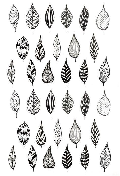 Nature Patterns Drawing, Zentangle Leaf Patterns, Zentangle Plants, Leaves Zentangle, Modele Zentangle, Optical Illusion Tattoos, Illusion Tattoos, Wrist Tattoo Designs, Minimalist Tattoo Ideas