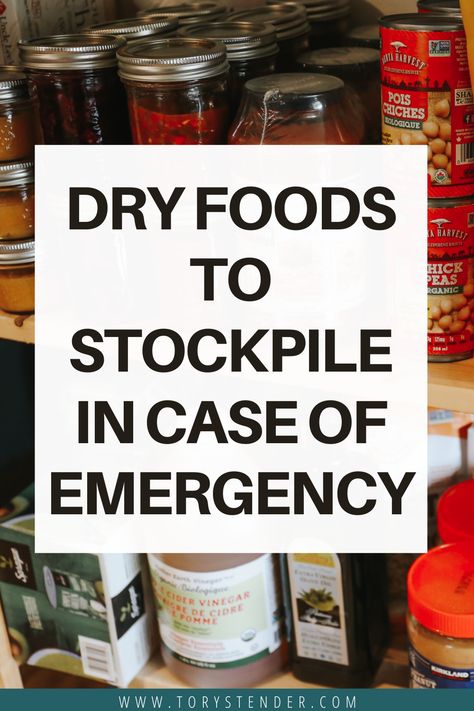 How To Begin Food Storage, Stock Piling For Beginners, Survival Prepping For Beginners, How To Can Food For Beginners, Food For Survival, Foods To Stockpile, Prepping For Beginners, Emergency Preparedness Checklist, Storm Prep