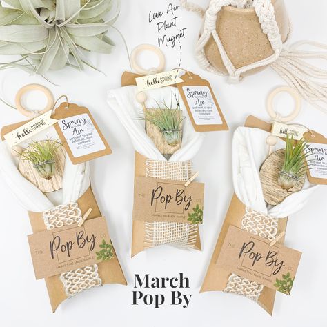 Spring Sales Blitz Ideas, Real Estate Client Events, Easter Client Gift Ideas, Spring Giveaway Ideas, Real Estate Spring Marketing, Spring Pop By Ideas, Business Gifts For Clients Marketing, Spring Marketing Gifts, Spring Gifts For Coworkers