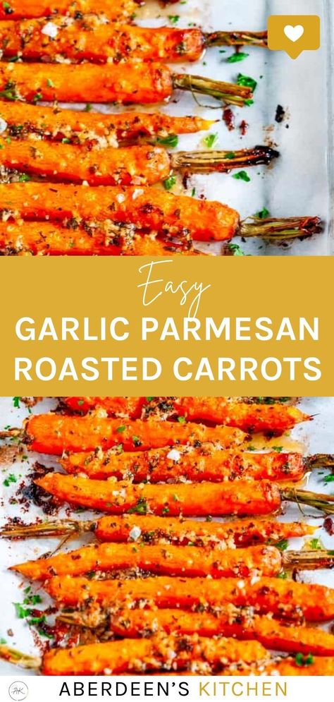 Looking for Thanksgiving side dish ideas ? Make these easy garlic parmesan roasted carrots anyone! Super easy and quick to make and the best side for your holiday roast Dinner Recipe With Carrots, Carrot Dish For Thanksgiving, Parm Roasted Carrots, Parmesan Roasted Carrots Recipe, Roasted Carrots For Christmas, Carrots Side Dish Thanksgiving, Garlic Parmesan Carrots Roasted, Best Carrot Side Dish Recipe, Seasoned Carrots Side Dishes