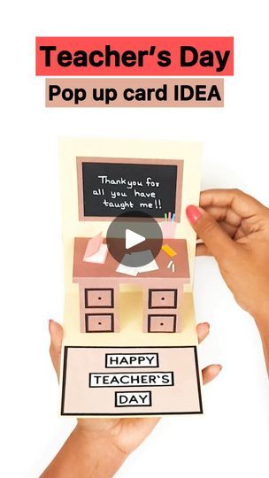 2.6K views · 55 reactions | Teacher’s day card idea 📝📚👩‍🎓 #art #crafts #crafting #easycards #srushtipatil #miniaturecrafts #designpaper #diy #cardmaking #popupcube #cardideas #scrapbook #love #birthdaycard #doityourself #anniversary #explosionbox #popupcard #valentine #giftideas #craftroom #teachersday #teacher #teachersdaygift #teachersdaycard #handmade #papercrafting #papercrafts #handmadegifts | Srushti Patil | Lucky Socks · Belong Together (Sped Up) Teachers Day 3 D Card, Teachers Day Card Ideas Handmade, Teacher's Day Easy Cards, Teachers'day Greeting Card, Teachers Day Card For Favourite Teacher, How To Make Teacher Days Greeting Card By Kids, Scrapbook Love, Handmade Teachers Day Cards, Teacher's Day Card Ideas