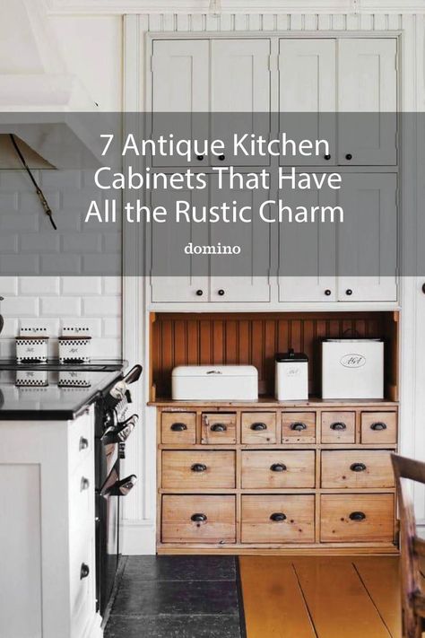 Kitchen Armoire, Cottage Cabinet, Old Farmhouse Kitchen, Antique Kitchen Cabinets, Tall Kitchen Cabinets, Vintage Kitchen Cabinets, Old Fashioned Kitchen, Upper Kitchen Cabinets, Vintage Cupboard