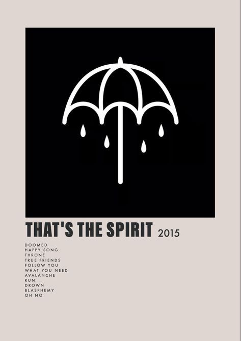 That's The Spirit (2015) - studio album by Bring Me The Horizon | light polaroid poster #bringmethehorizon #bmth #thatsthespirit #polaroidposter #minimalistposter #albumposter #music #rock #metal #aesthetic Rock Metal Aesthetic, Thats The Spirit Bmth, Bmth Albums, Bring Me The Horizon Poster, Artists Aesthetic, Metal Aesthetic, Minimalist Music, Polaroid Posters, Polaroid Poster