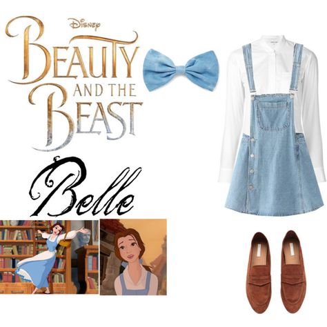 Belle Outfit Ideas, Beauty And The Beast Disneybound, Descendants Auradon, Belle Inspired Outfits, Book Character Costume, Belle Disneybound, Disney Fashion Outfits, The Beast Costume, Disneybound Ideas