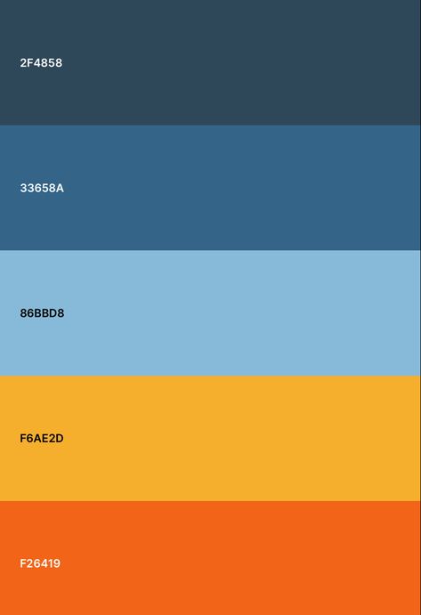 Sports Color Palette Inspiration, Navy Orange Yellow Color Palette, Yellow And Blue Color Pallete, Orange And Blue Color Pallet, Blue Orange Pallete, Blue And Orange Pallet, Blue Orange Yellow Aesthetic, Navy Blue Yellow Color Palette, Orange Blue Color Scheme