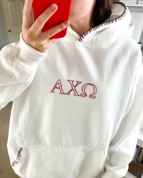 PRE-ORDERS are open ‼️‼️ Hoodies will be restocked the first week of October. Taking a limited amount of orders again so DM to claim yours now!!! Sorority Merch Sweatshirt, Diy Sorority Merch, Sorority Merch Sets, Cute Sorority Merch, Sorority Merch Apparel Design, Axo Merch, Sorority Merch Ideas, Theta Merch, Adpi Merch