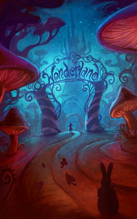 Alice in Wonderland, art. Alice In Wonderland Aesthetic, To Wonderland, Alice's Adventures In Wonderland, Alice Madness, Adventures In Wonderland, Wonderland Party, Lewis Carroll, Through The Looking Glass, Digital Art Illustration